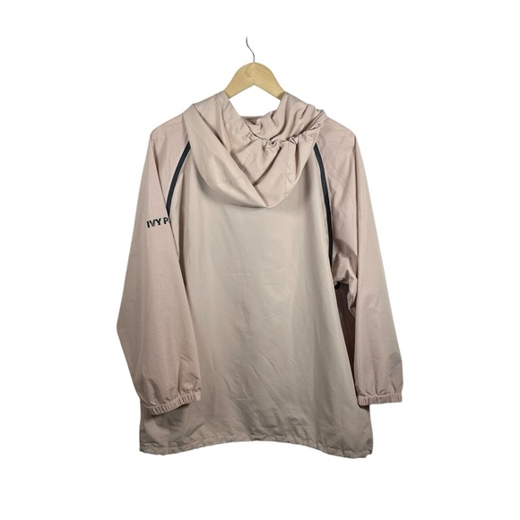 Ivy Park Women’s Perforated Mesh Hooded Pullover Jacket in Dusty Pink Size S - Picture 15 of 15